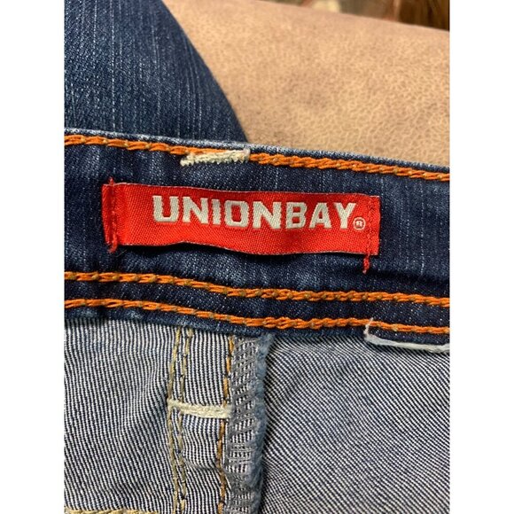 Unionbay Skinny Boot Denim Blue Jeans Womens Size 31x29 AD2 - Picture 5 of 7